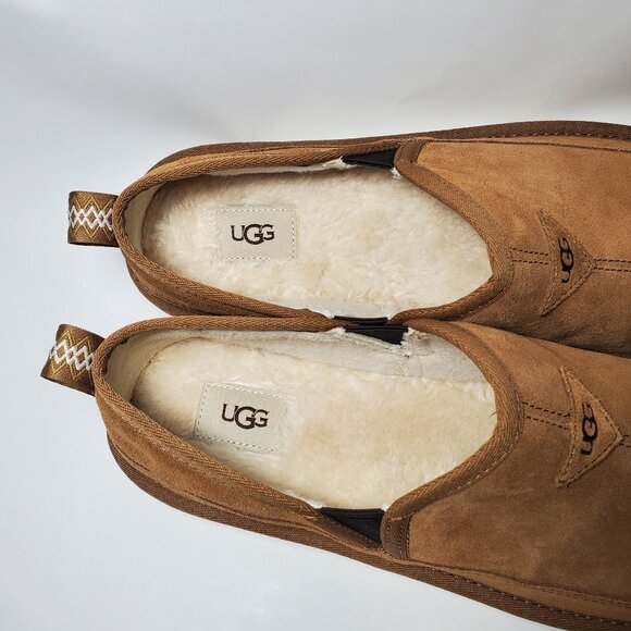 LIKE-NEW UGG Men’s Romeo Size 13 Boot Chestnut Slipper Shoe - Picture 6 of 11